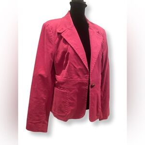 LLBean Velveteen Blazer - Raspberry